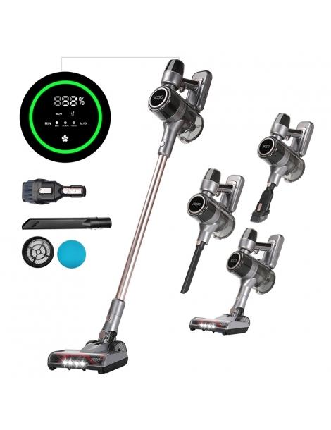 JIGOO C300 Aspirapolvere a batteria con motore da 400W aspirazione da 30KPa autonomia di 45 minuti Sconto di tempo limitato
