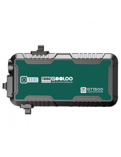 GOOLOO GT1500 avviatore di emergenza avviamento auto con picco di 1500A alimentatore portatile impermeabile da 12 V Offerta Anniversario