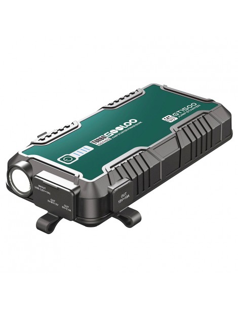 GOOLOO GT1500 avviatore di emergenza avviamento auto con picco di 1500A alimentatore portatile impermeabile da 12 V Offerta Anniversario