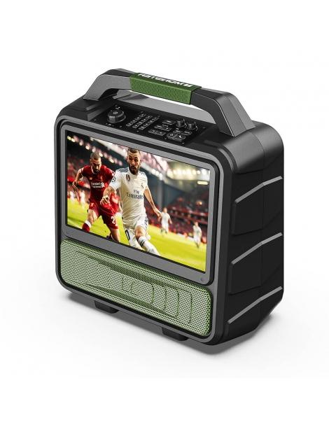 Monster VMay TV Portatile Relatore del partito da Esterno con Antenna TV Tuner Schermo 15.6' 1080P Audio 60W Latest stili