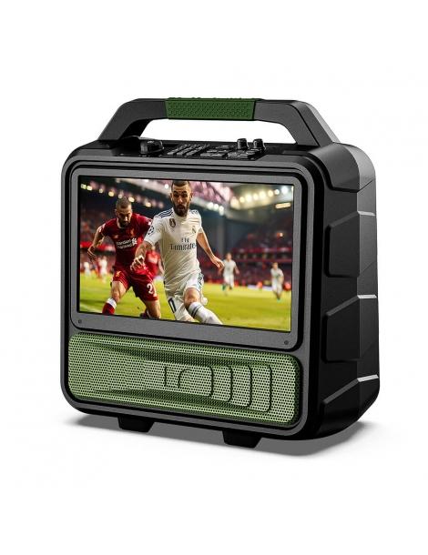 Monster VMay TV Portatile Relatore del partito da Esterno con Antenna TV Tuner Schermo 15.6' 1080P Audio 60W Latest stili