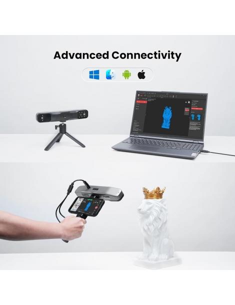 Revopoint RANGE 2 Scanner 3D precisione 0 1 mm risoluzione 2MP velocità di scansione fino a 16 fps Fino al 50% di sconto