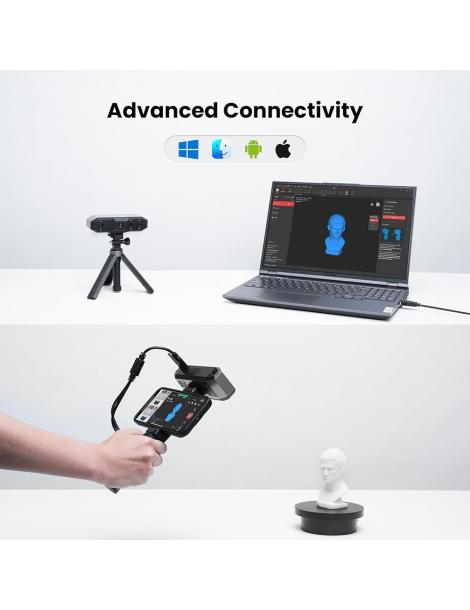 Revopoint MINI 2 Scanner 3D precisione 0 02 mm risoluzione 2MP velocità di scansione fino a 16 fps edizione avanzata Fino al 60% di sconto