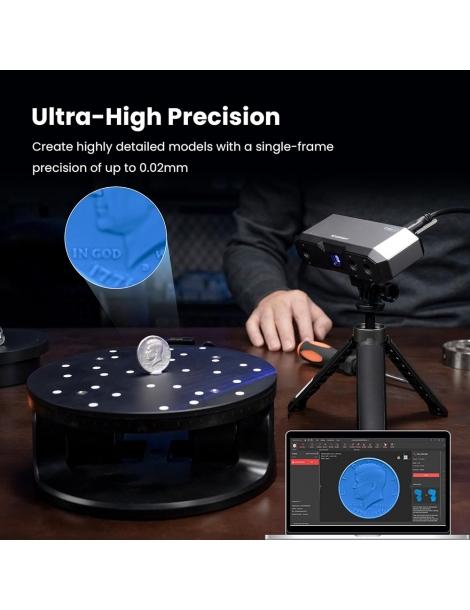 Revopoint MINI 2 Scanner 3D precisione 0 02 mm risoluzione 2MP velocità di scansione fino a 16 fps edizione standard Fino al 65% di sconto