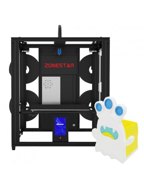 Zonestar Z9V5MK6 Stampante 3D a 4 estrusori 4 in 1 out Color-Mixing livellamento automatico scheda madre a 32 bit Fino al 55% di sconto