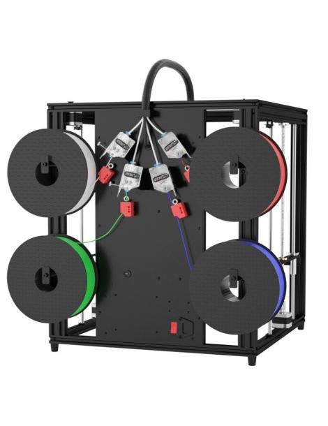 Zonestar Z9V5MK6 Stampante 3D a 4 estrusori 4 in 1 out Color-Mixing livellamento automatico scheda madre a 32 bit Fino al 55% di sconto