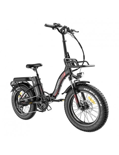 FAFREES F20 Max 20*4.0 Pneumatici Grassi da 20 Pollici Bicicletta Elettrica Pieghevole - Batteria al Litio da 22.5Ah 500W - Nero Limitato a 3 giorni