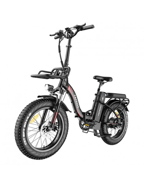 FAFREES F20 Max 20*4.0 Pneumatici Grassi da 20 Pollici Bicicletta Elettrica Pieghevole - Batteria al Litio da 22.5Ah 500W - Nero Limitato a 3 giorni