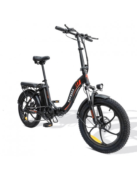 FAFREES F20 20" Bicicletta Elettrica da Città Pieghevole 250W Motore Brushless 36V 15AH Batteria al litio - Nero Black Friday Prezzi