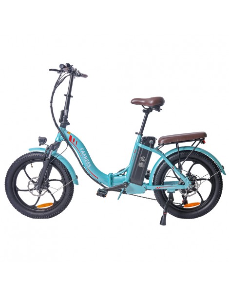 FAFREES F20 Pro 20 pollici Pneumatici Bicicletta Elettrica Pendolare Pieghevole 36V 18Ah Batteria al Litio 250W - Azzurro Italia