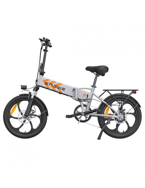 ENGWE P1 Bicicletta elettrica pieghevole pneumatico 20*3 pollici motore 250W batteria 36V 13Ah - Sliver Nuovo