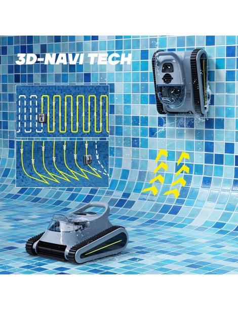 Seauto Crab Robot Piscina aspirazione 45000Pa arrampicata sulle pareti promemoria LED/vocale Outlet