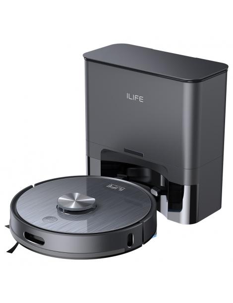 ILIFE T20S Robot Aspirapolvere potenza di aspirazione 5000Pa autonomia 260mins sistema di stazioni autosvuotanti Saldi