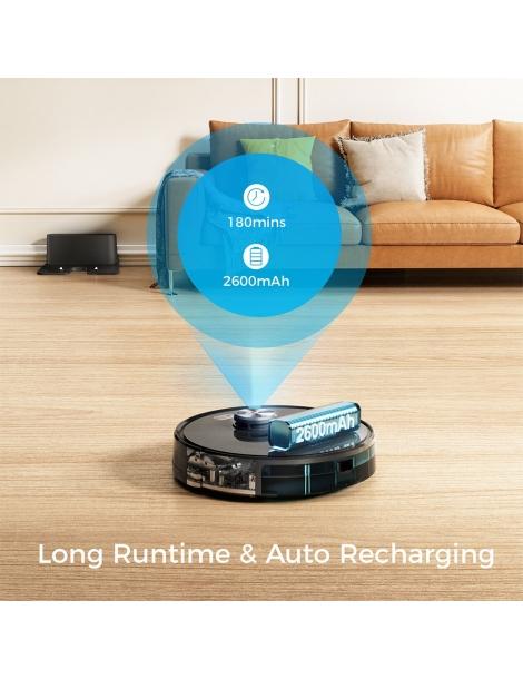 Tesvor S5 Robot Aspirapolvere 3 in 1 Aspirazione Mopping Spazzare 3000Pa Aspirazione Navigazione LiDAR - Nero Offerte