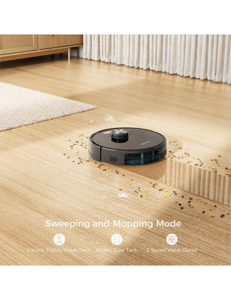 Tesvor S5 Robot Aspirapolvere 3 in 1 Aspirazione Mopping Spazzare 3000Pa Aspirazione Navigazione LiDAR - Nero Offerte