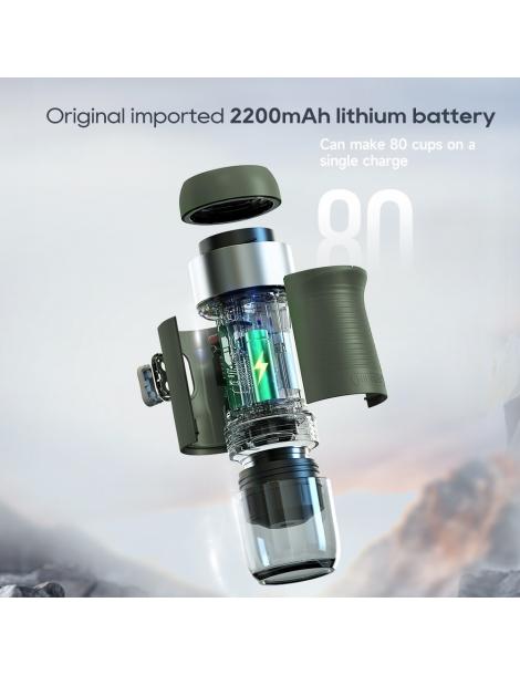 HiBREW H4B Caffettiera portatile senza fili 3 in 1 pressione 15 bar batteria ricaricabile 2200 mAh Negozio online di fabbrica