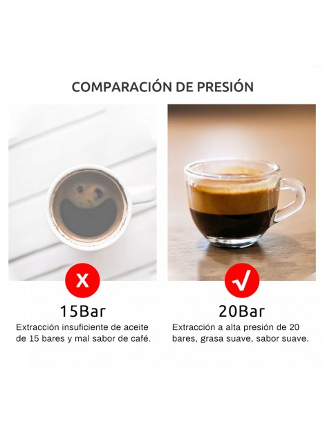HiBREW H5 1050W Macchina da caffè 20 Bar Semi-Auto Cappuccino Espresso Capacità 1 5L Display temperatura Offerta speciale
