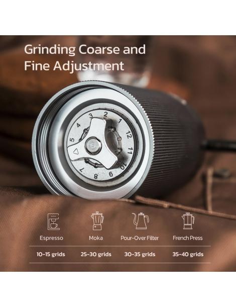 HiBREW G4A Macinacaffè manuale portatile nucleo da 36 mm Flash Sale