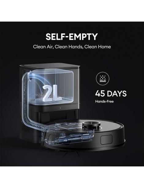 Ultenic T10 Lite Robot Aspirapolvere con navigazione LiDAR aspirazione 4500Pa auto-svuotamento Matrix Clean - Nero Vendita calda