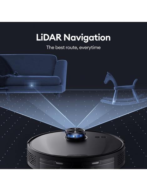 Ultenic T10 Lite Robot Aspirapolvere con navigazione LiDAR aspirazione 4500Pa auto-svuotamento Matrix Clean - Nero Vendita calda