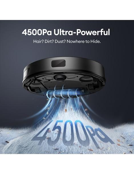 Ultenic T10 Lite Robot Aspirapolvere con navigazione LiDAR aspirazione 4500Pa auto-svuotamento Matrix Clean - Nero Vendita calda