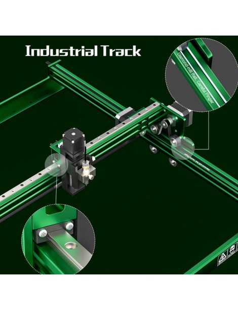 Taglierina con incisore laser NEJE Max 4 E80 potenza ottica 24W messa a fuoco fissa assistenza pneumatica automatica Offerte giornaliere