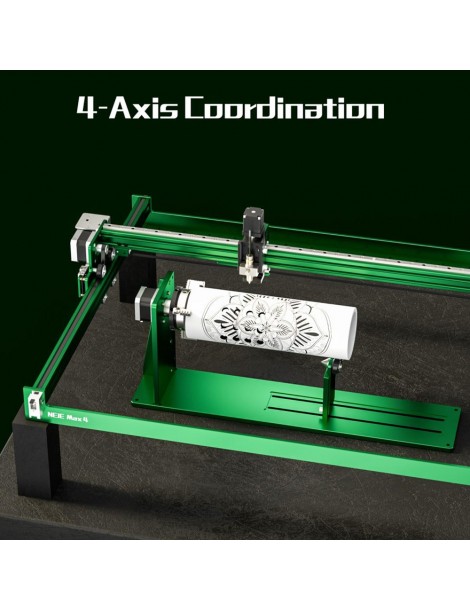 Taglierina con incisore laser NEJE Max 4 E80 potenza ottica 24W messa a fuoco fissa assistenza pneumatica automatica Offerte giornaliere