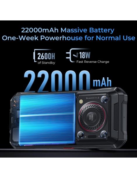 OUKITEL WP33 Pro 6 6 pollici FHD telefono robusto 5G MTK Dimensity 6100 + 24GB (8 + 16) RAM + 256GB ROM Trasporto libero internazionale