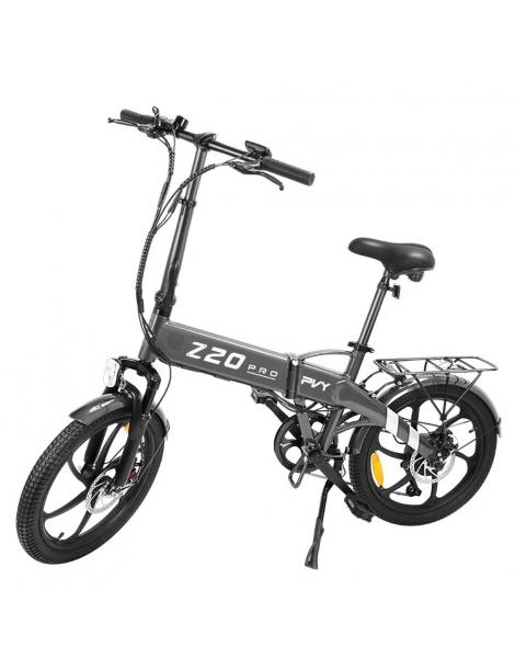 PVY Z20 Pro 20*2.3 pollici bicicletta elettrica pieghevole motore mozzo 500W batteria 10.4Ah 25 km/h 80-100km - Grigio Limitato a 3 giorni
