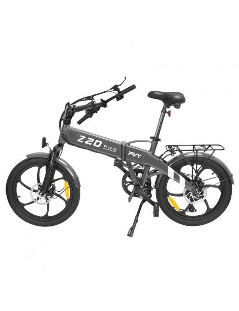 PVY Z20 Pro 20*2.3 pollici bicicletta elettrica pieghevole motore mozzo 500W batteria 10.4Ah 25 km/h 80-100km - Grigio Limitato a 3 giorni