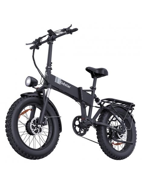 Ridstar H20 Pro Bicicletta elettrica pieghevole motore 1000W*2 batteria 48V 23AH pneumatici grassi 20*4 pollici Italia