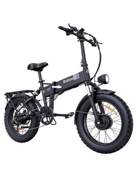 Ridstar H20 Pro Bicicletta elettrica pieghevole motore 1000W*2 batteria 48V 23AH pneumatici grassi 20*4 pollici Italia
