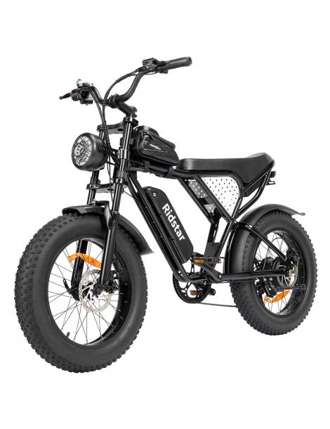 Ridstar Q20 Mini Electric Bike motore 1000W batteria 48V 15AH pneumatici grassi 20*4.0 pollici velocità massima 40km/h In Linea