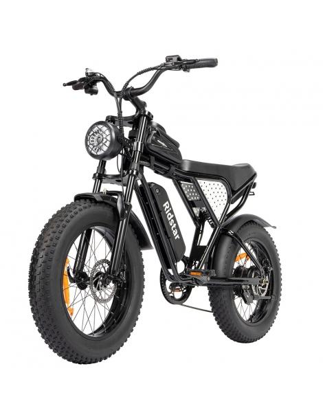 Ridstar Q20 Mini Electric Bike motore 1000W batteria 48V 15AH pneumatici grassi 20*4.0 pollici velocità massima 40km/h In Linea