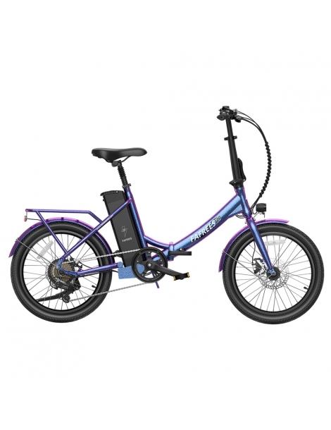 Fafrees F20 Lasting Bici Elettrica Pieghevole Motore 250W Batteria 36V 18.2Ah Pneumatici 20*1.95'' - Aurora Blue Nuovo