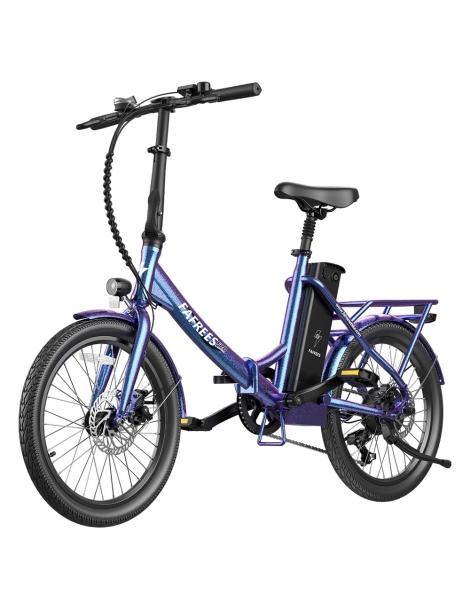 Fafrees F20 Lasting Bici Elettrica Pieghevole Motore 250W Batteria 36V 18.2Ah Pneumatici 20*1.95'' - Aurora Blue Nuovo