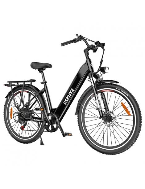 ESKUTE ES-26-LJ Bicicletta elettrica motore Bafang da 250W batteria da 36V 20Ah 26 x 1 75 pollici - Nero Vendita