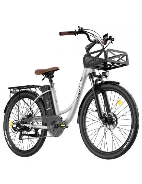 Fafrees F26 Lasting Bicicletta elettrica motore 250W batteria 36V 20.3Ah pneumatici 26*1.95'' - Grigio Qualità Garantita