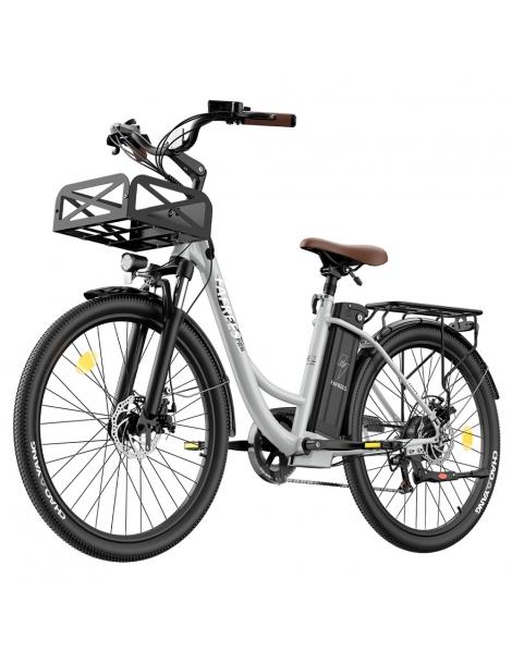 Fafrees F26 Lasting Bicicletta elettrica motore 250W batteria 36V 20.3Ah pneumatici 26*1.95'' - Grigio Qualità Garantita