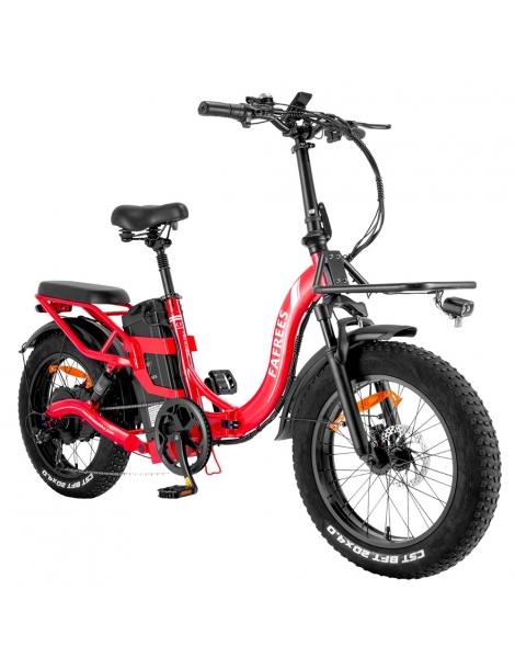 Fafrees F20 X-Max 20*4.0 pollici Fat Tire Bicicletta elettrica pieghevole motore 750W batteria 30Ah - Rosso Negozi Online