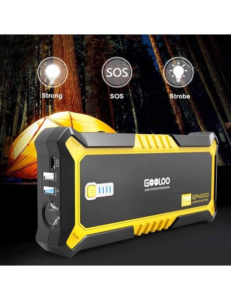 GOOLOO GP4000 avviatore di emergenza per auto con picco di 4000A Prezzo Ridotto