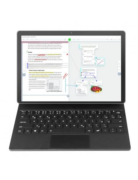 DERE T30 PRO 2-in-1 Laptop 13 pollici 2K IPS Touch Screen Tastiera Magica Penna Stilo 16GB DDR4 512GB SSD - Argento Presa