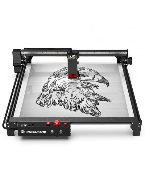 Mecpow X5 22W Macchina per incisione laser area di incisione 600x600mm spot laser con assistenza pneumatica automatica In Saldo