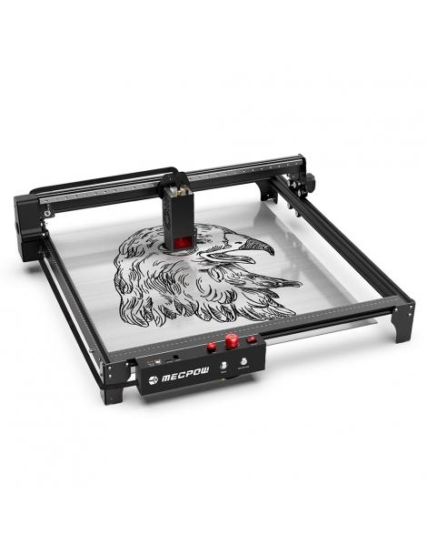 Mecpow X5 22W Macchina per incisione laser area di incisione 600x600mm spot laser con assistenza pneumatica automatica In Saldo