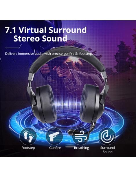 Tronsmart Sparkle Virtual 7.1 Cuffie da gioco con illuminazione RGB porta USB Negozio online di fabbrica