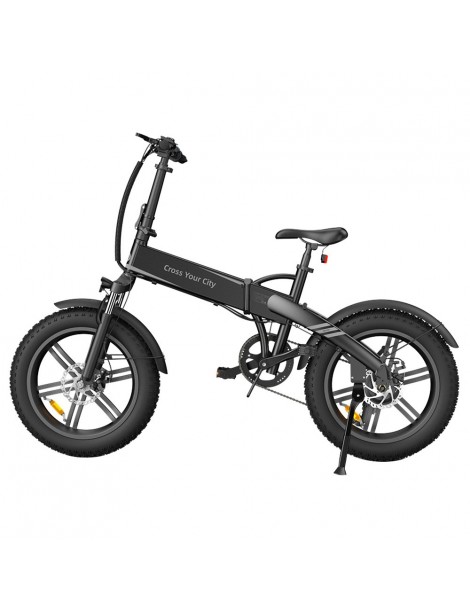 ADO A20F Bestia pieghevole E-bike 250W DC Brushless Motore 25km/h 36V 14.5Ah Batteria 20*4.0 Pneumatici Sensore di coppia-Nero Offerta natalizia