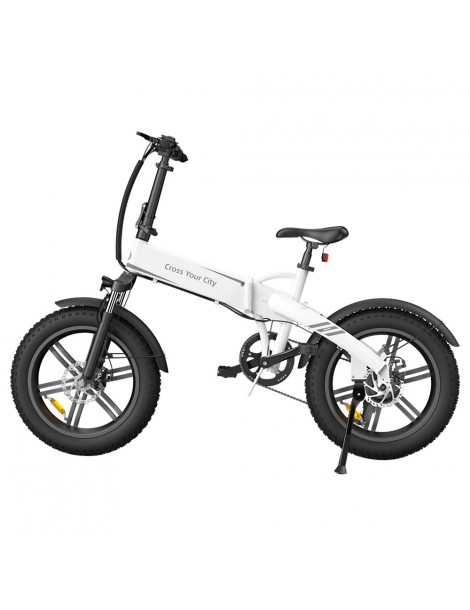 ADO A20F Bestia Pieghevole E-Bike 250W DC Brushless Motore 25km/H 36V 14.5Ah Batteria 20*4.0 Pneumatici Sensore Di Coppia-Bianco Offerta Pasqua