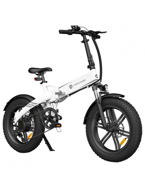 ADO A20F Bestia Pieghevole E-Bike 250W DC Brushless Motore 25km/H 36V 14.5Ah Batteria 20*4.0 Pneumatici Sensore Di Coppia-Bianco Offerta Pasqua