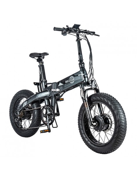 BEZIOR XF005 Bicicletta elettrica 36V Motore anteriore e posteriore 500W Smaltimento dello stoccaggio