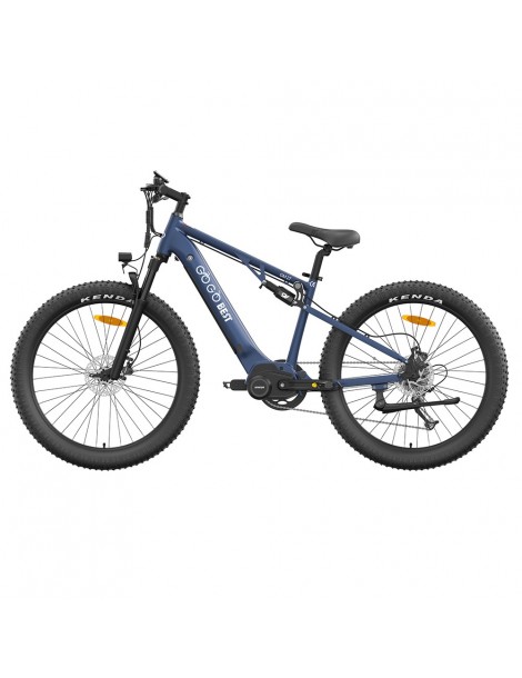 GOGOBEST GM27 Bicicletta elettrica 48V 350W Motore centrale Freno a disco idraulico - Blu Latest fashion